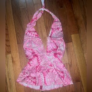 VINTAGE SHE SHE HALTER TOP